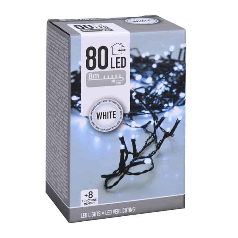 Verlichting 80 LED wit