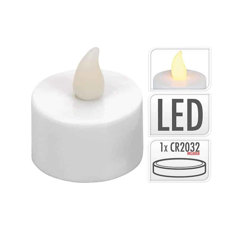Theelicht met LED 24stuks CR2032 IB - Afbeelding 3