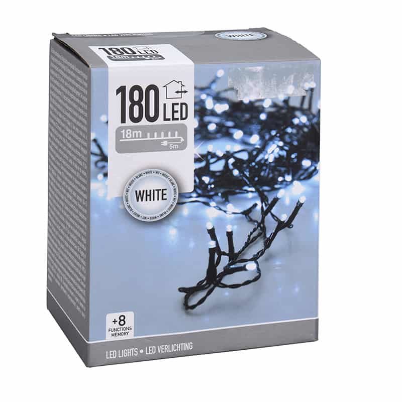 Verlichting 180 LED wit