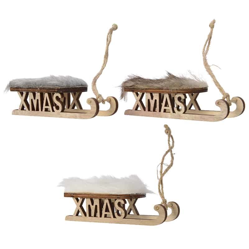 Slee 12x3,5cm (grijs, bruin of wit)