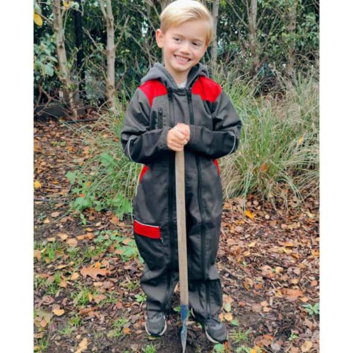 Kinderoveral met dubbele rits