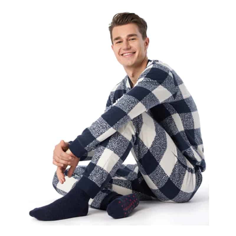 Schiesser Heren pyjama lang - geruit