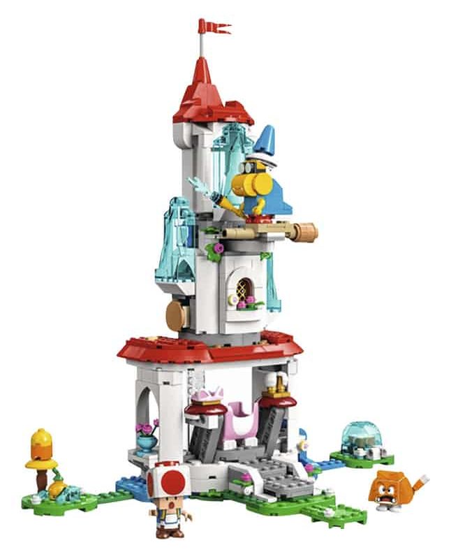 Lego Mario  Uitbreidingsset: Kat-Peach -uitrusting en Ijstoren - Afbeelding 2