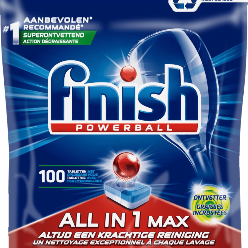 Finish Powerbal all-in 1 max 100 stuks