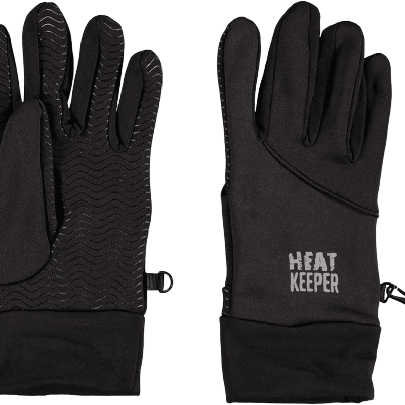 Angro Heatkeeper kids thermal handschoenen zwart 5-8y