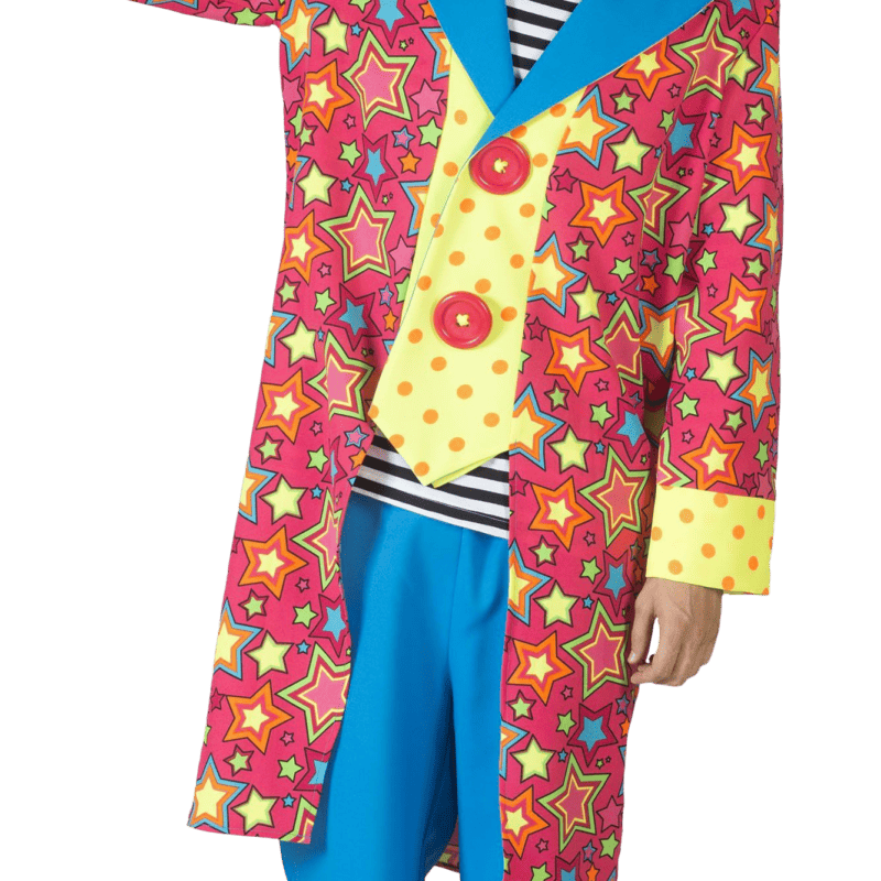 Kostuum Clown Sparkling Star man