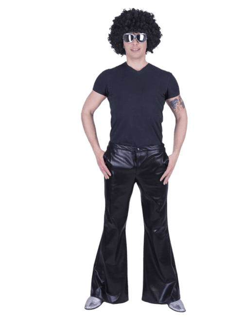 Kostuum Disco Fever broek zwart (man)