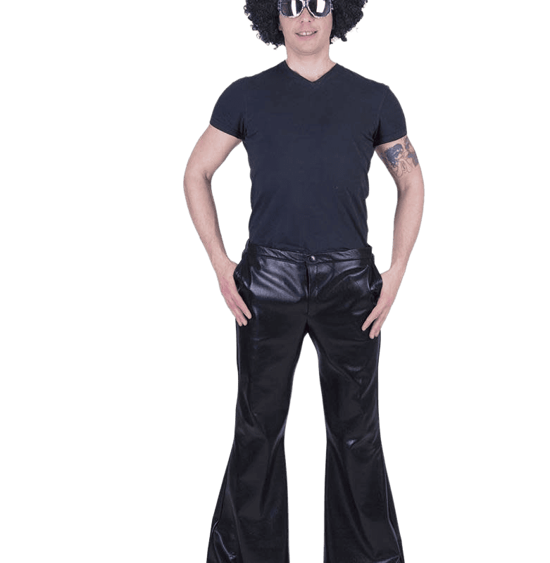 Kostuum Disco Fever broek zwart (man)
