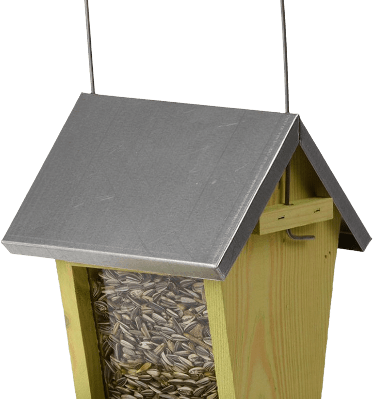 Combi pinda en zaad silo hout