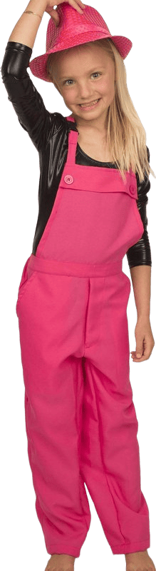 Kostuum Overal roze (meisje)