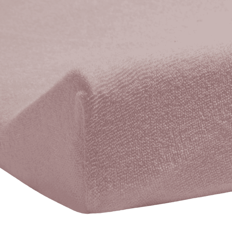 Waskussenhoes badstof 50*70cm pale pink
