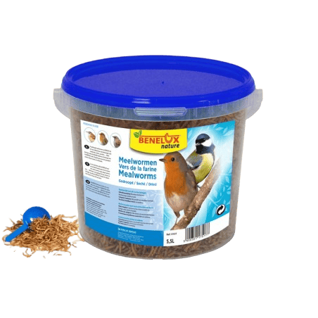 Meelwormen emmer 5.5L buitenvogels