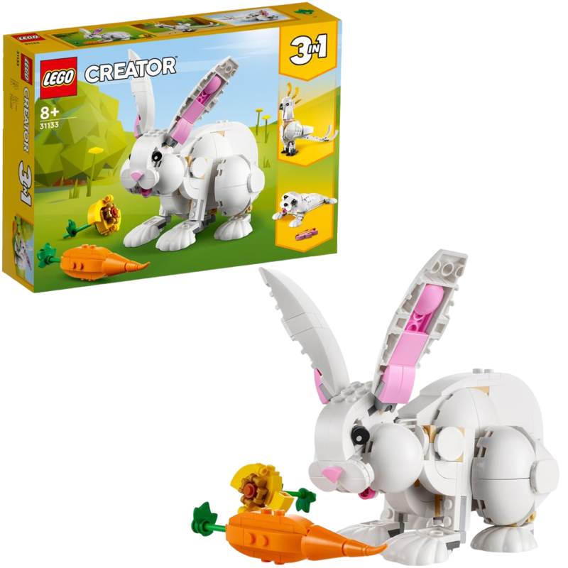 Lego creator wit konijn