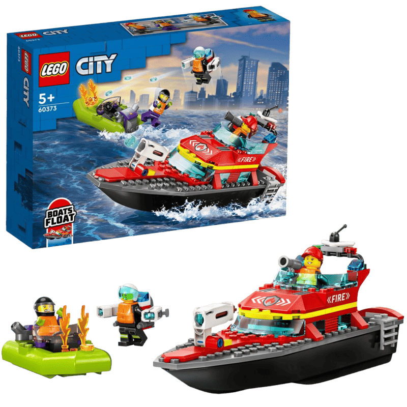 Lego city reddingsboot brand