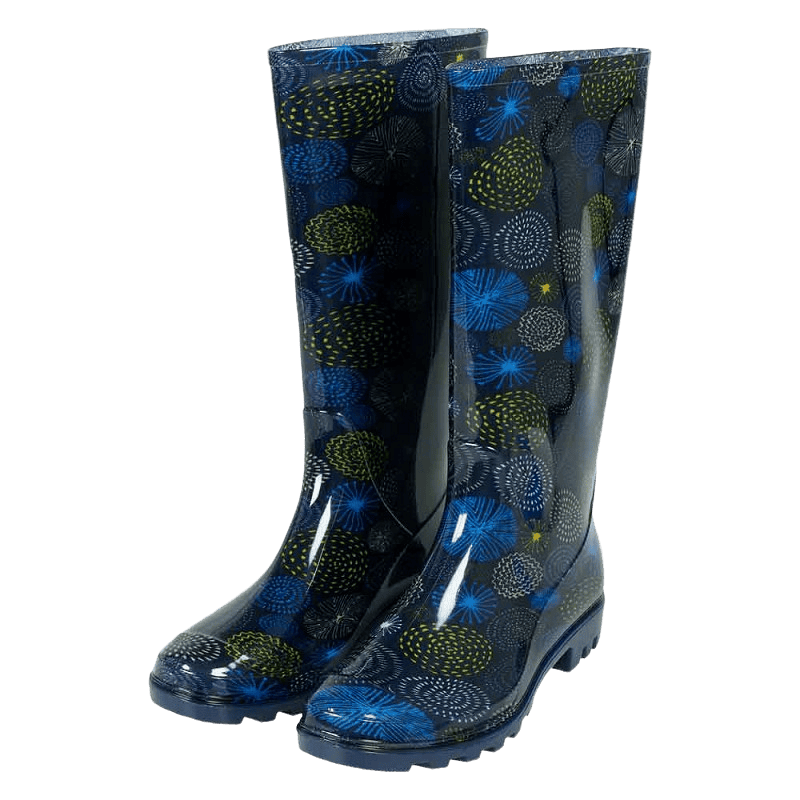 Angro Dames Regenlaarzen Blauw