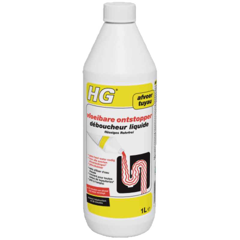 HG Vloeibare ontstopper 1LHG Vloeibare ontstopper 1L