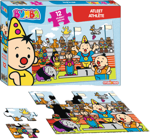 Bumba puzzel atleet 12st.