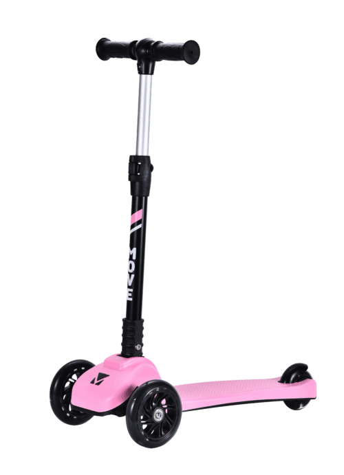 Maple Tri scooter pastel pink