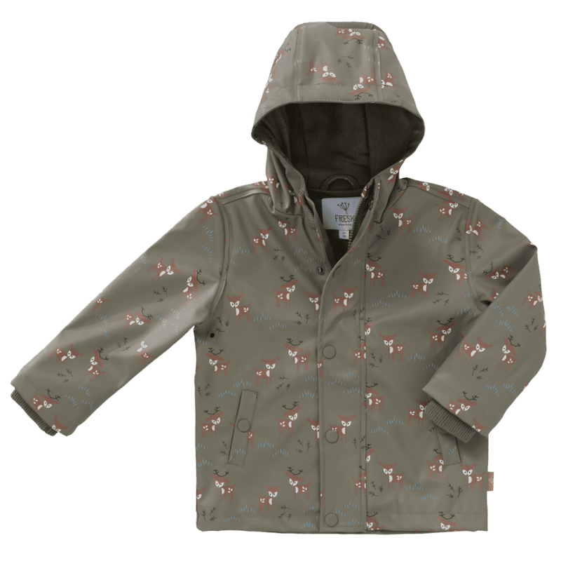 Fresk regenjas deer olive 3j