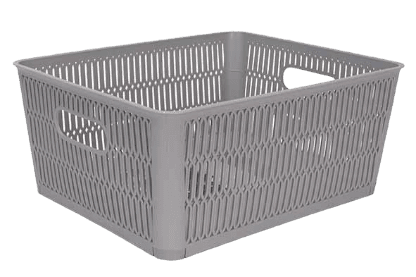 Opbergmand Hozon grijs 23*28*12cm