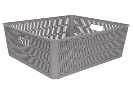 Opbergmand Hozon grijs 38*33*12cm