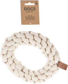 Pet Krans gevlochten dia 18cm natural