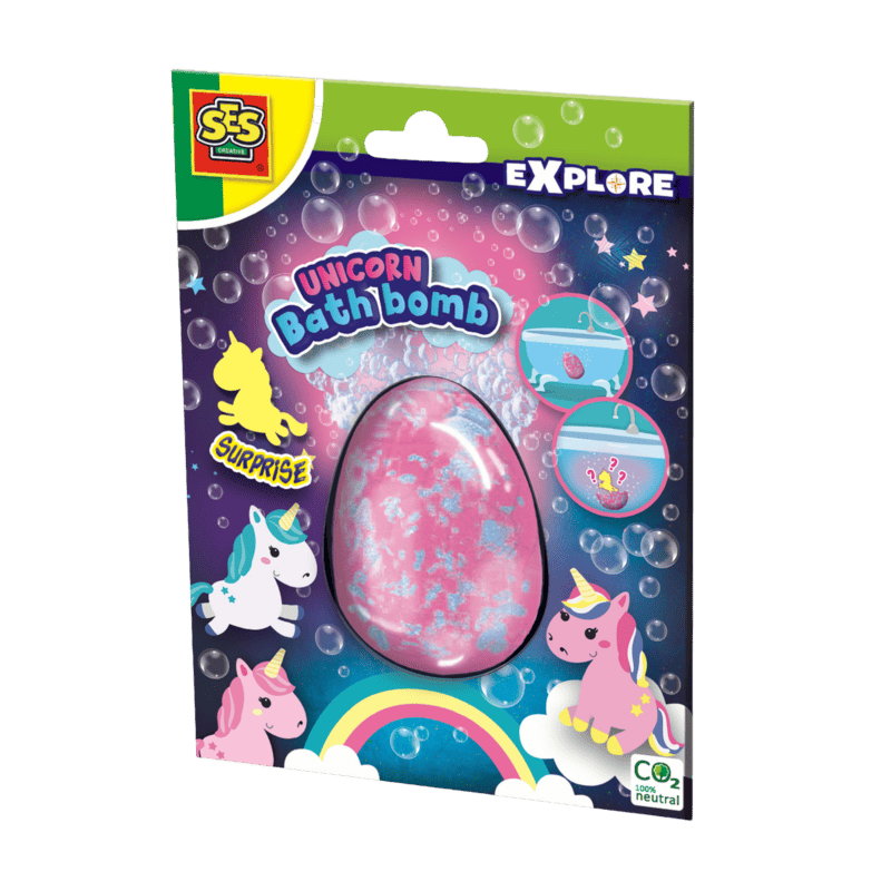 SES unicorn bath bomb