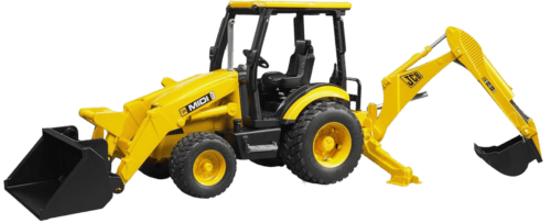 Bruder Tractor JCB met voor- en achterlader