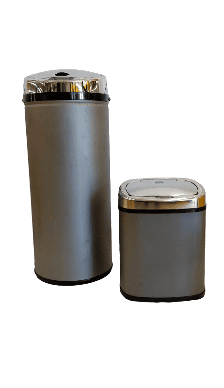 Vuilnisbak 42L met sensor dia30*H77 4xAA NIB