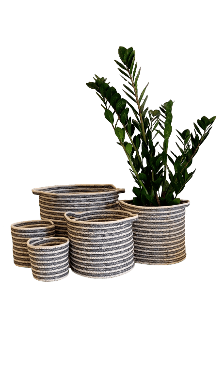 Mand stof 16xH13cm met handvatten