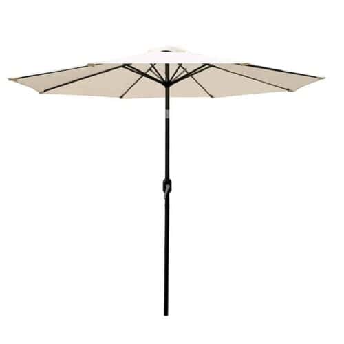 Parasol alu 350cm cremekleur met slinger