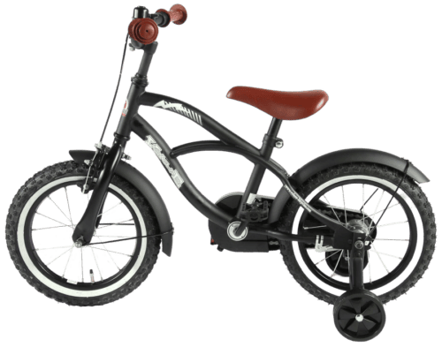 Jongens fiets 14" Volare Black Cruiser