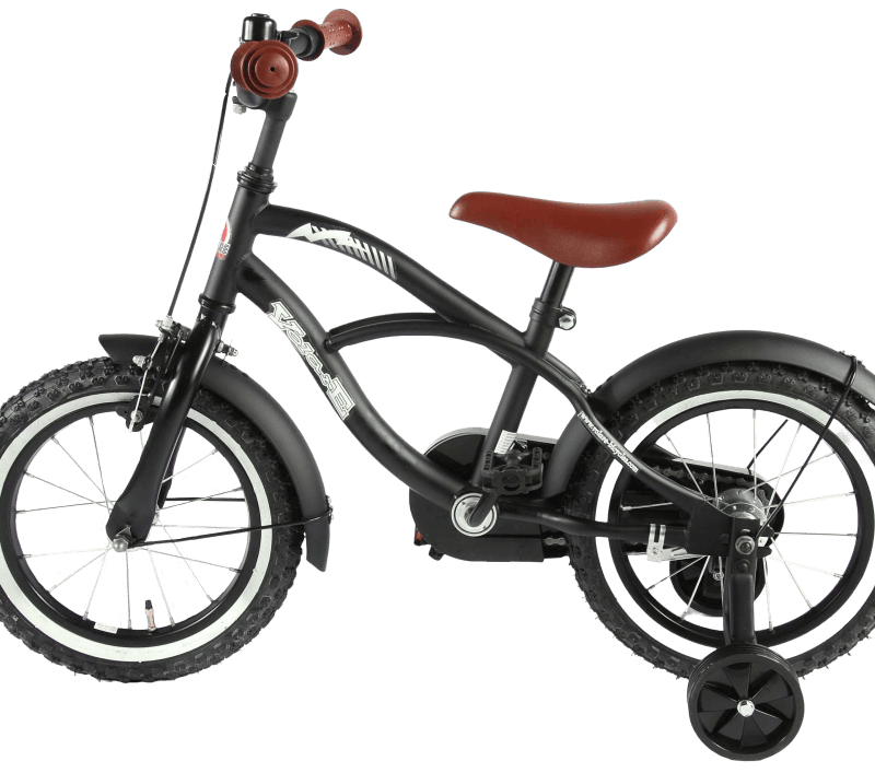 Jongens fiets 14" Volare Black Cruiser