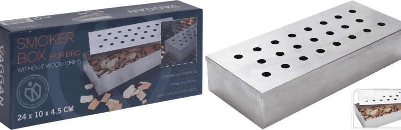 BBQ Smokerbox rvs 24X10 cm