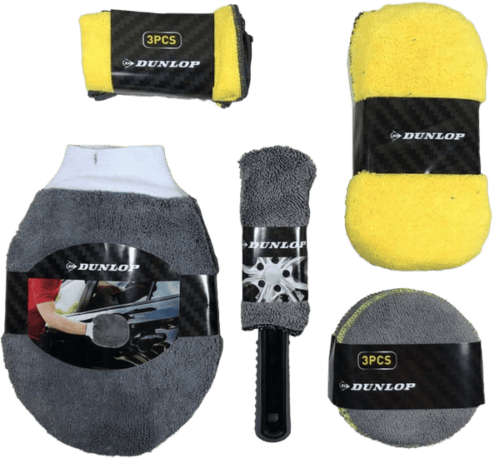 Dunlop Auto reinigingset 9 stuks