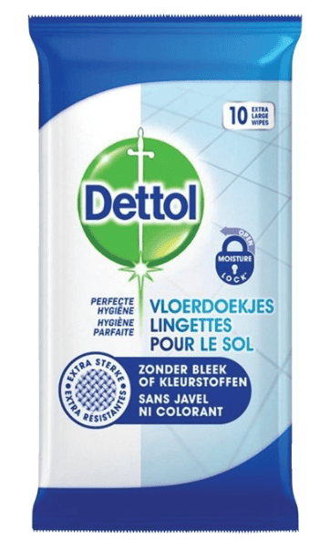 Dettol Vloerdoekjes cleanser 10 stuks