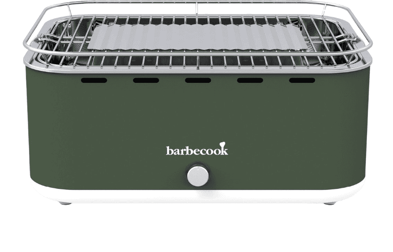 Bcook houtskoolbbq Carlo army green+draagtas