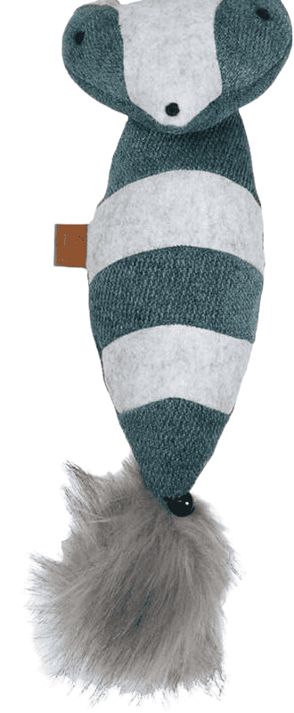 D&D Rocco Trappelkussen wasbeer blauw 40x11cm