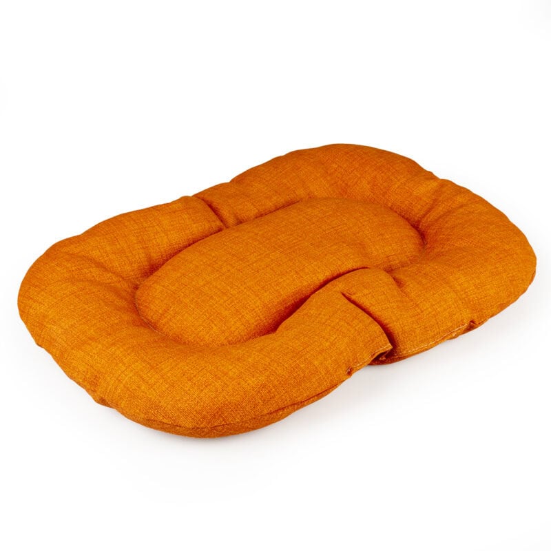 Duvo+ Kussen ovaal 100x66x10cm orange tangerine