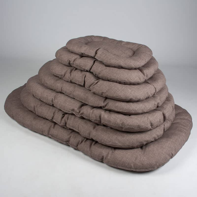 Duvo+ Kussen ovaal 50x35x6cm bruin chestnut