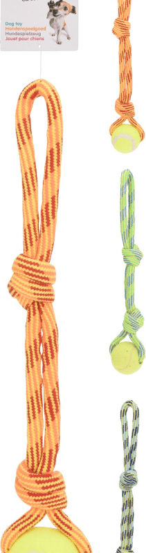 Pet Touw lus met tennisbal