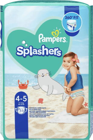 Pampers n 4/5 splashers pants 11 stuks