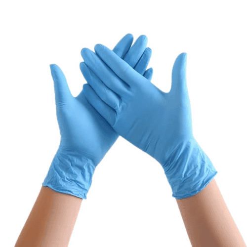 Handschoen nitril blauw 100st smal poedvrij 3.5gr