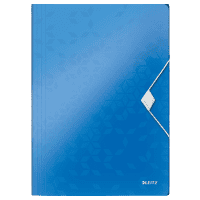 Leitz WOW 3klepsmap PP blauw