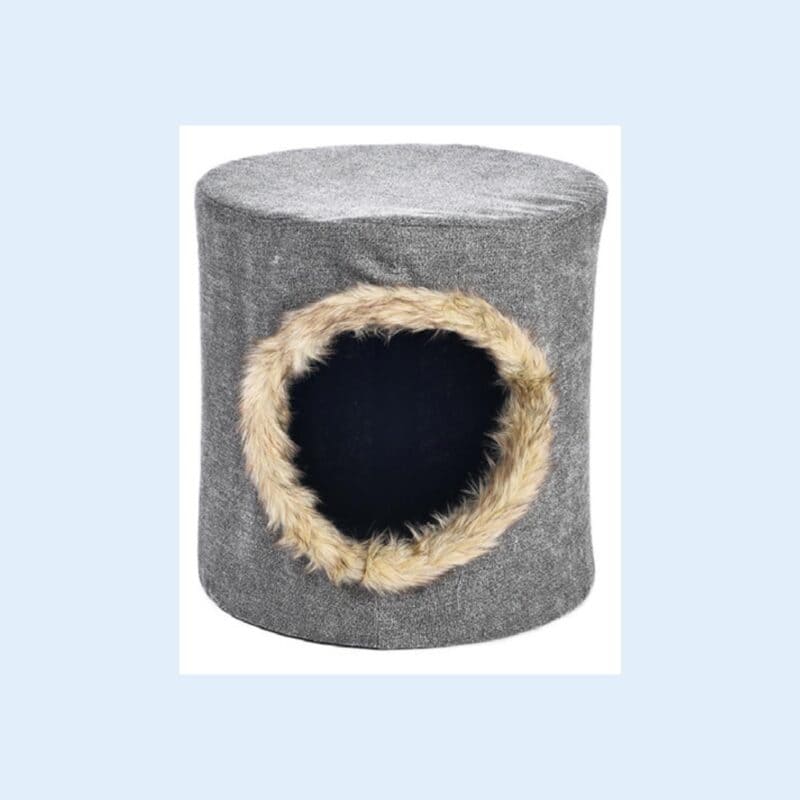 Duvo+ Plooibaar kattenhuis met plush 31X31X30cm
