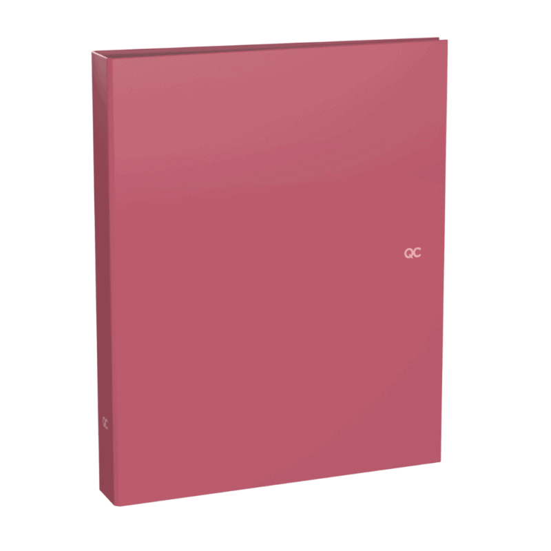 Lan. Ringband A4 roze, 2 ringen FSC