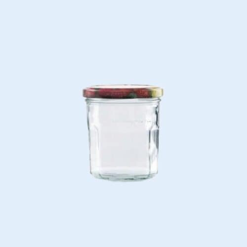 Weck Gelei Bokaal hoekig 6st 324ml