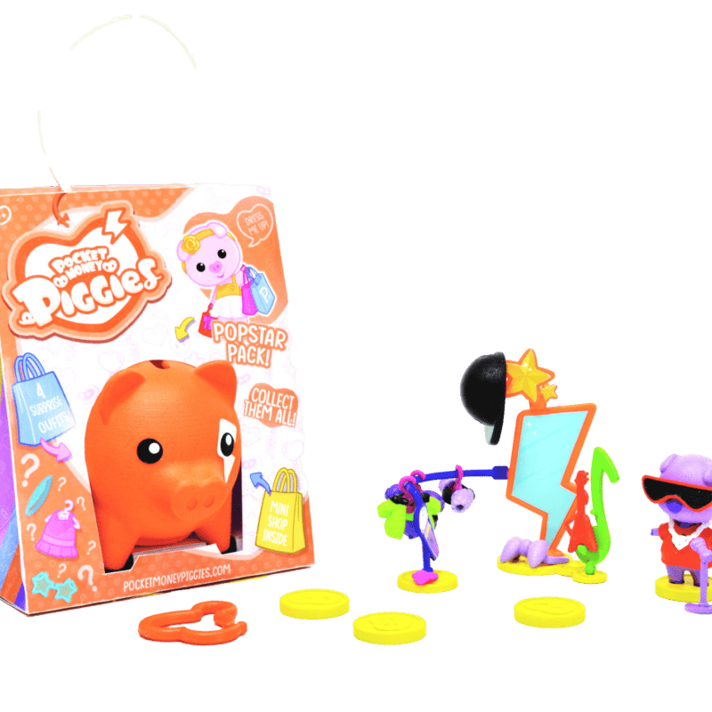 Pocket money piggies - pop star pack