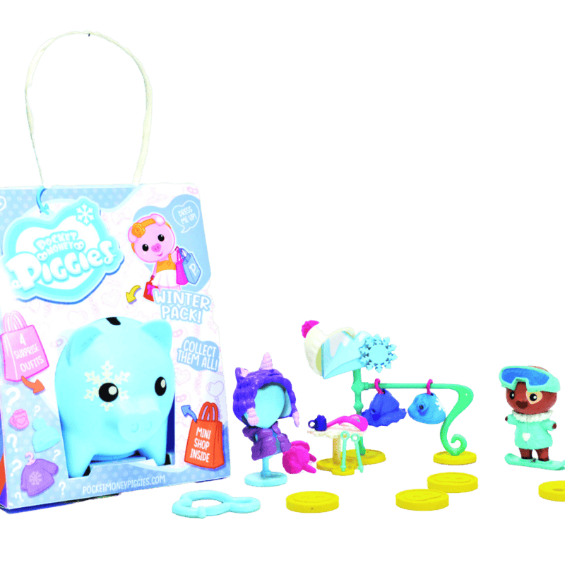 Pocket money piggies - winter pack