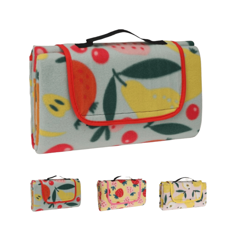 Picknick deken 130*150cm in Fleece/waterproof
